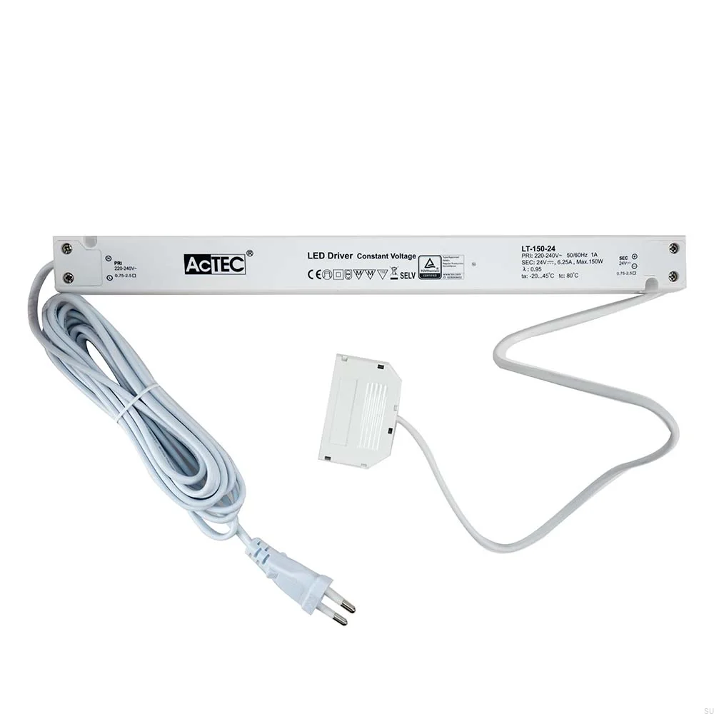 992689--Sterownik-SLIM-6-kanałowy-24V/150W-Biały-Beslag-Design-Skandynawskie-Uchwyty_1