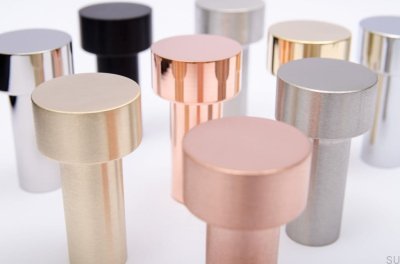 Wandaufhänger Dot 55 Stahl poliert