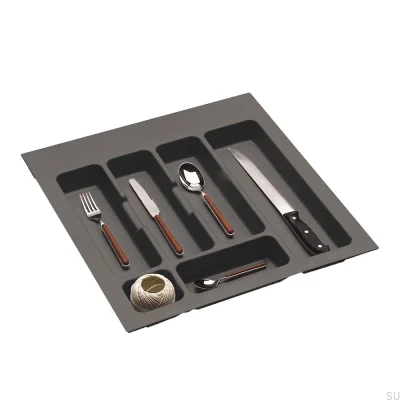 Besteckeinsatz Classic 500 mm Dunkelgrau