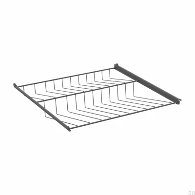 Schuhregal 600 mm Dunkelgrau