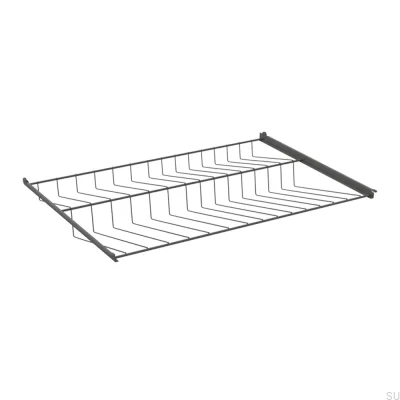 Schuhregal 800 mm Dunkelgrau