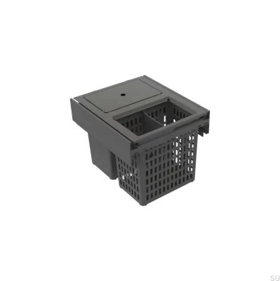 Abfallsortiersystem Hide 400 Eco Dunkelgrau