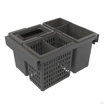 Trend Highside 600 Eco Abfallbehältersystem Dunkelgrau