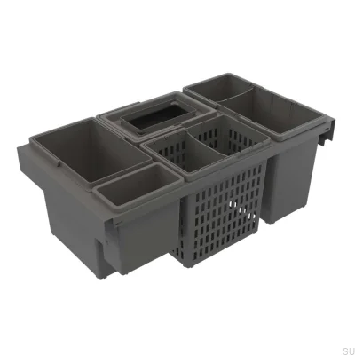 Trend Highside 800 Eco Abfallbehältersystem Dunkelgrau