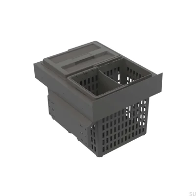 Wählen Sie das Abfalltrennbehältersystem Side 400 Eco Dark Grey