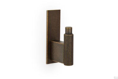 Wandhalter mit Polster Arpa Plate Aluminium Rustic Gold Eco