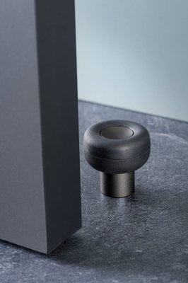 Buggy-Bodentürstopper Aluminium Grau