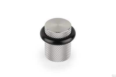 Bodenstopper für Türen Graf Aluminium Silber gebürstet