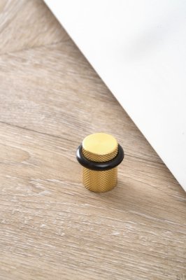 Bodenstopper für Türen Graf Aluminium Gold gebürstet