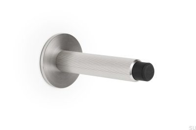 Arpa Wandtürstopper Aluminium Silber gebürstet