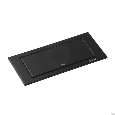 Backflip-Doppelsteckdose mit USB-C Mattschwarz