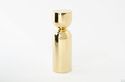 Kokeshi 1856 Wandhalter aus poliertem Messing, unbemalt