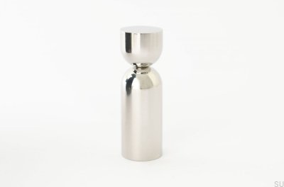 Kokeshi 1856 Wandhalter aus poliertem Stahl