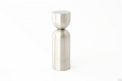Kokeshi 1856 Wandhalter aus gebürstetem Stahl