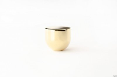 Möbelknopf Kokeshi 1816, Messing poliert, unlackiert
