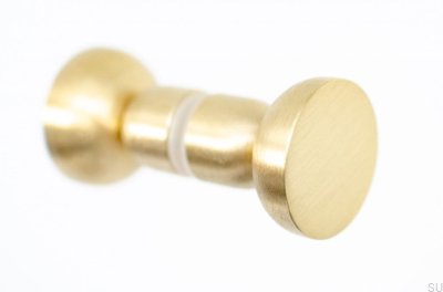 Kokeshi Doppelseitiger Türknauf 3032 Messing gebürstet unlackiert