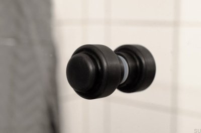 Türknauf doppelseitig Hip 30 Schwarz Aluminium