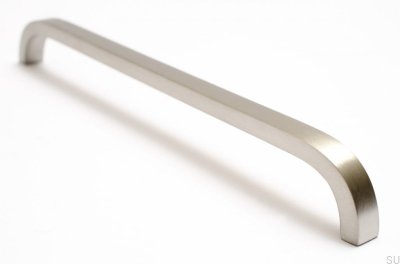 Verlängerter Möbelgriff Slim 224 Silber, Stahl, Gebürstet
