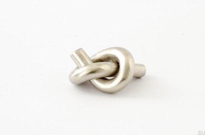 Möbelknopf Knot 35 Gebürstetes Nickel