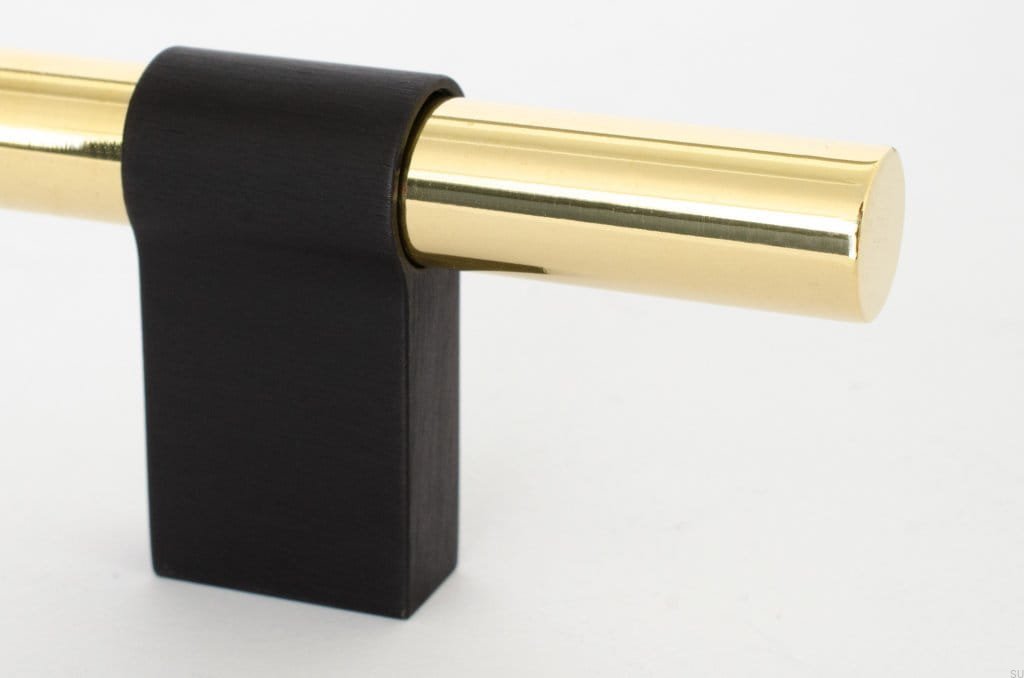 HA63AS/M--Uchwyt-meblowy-podłużny-Line-Big-Mix-224-Mosiężny-Polerowany-z-Czarnym-Aluminium-BB-Sweden-Skandynawskie-Uchwyty_1