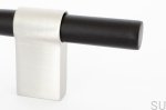 HA65RB/AS--Uchwyt-meblowy-podłużny-Line-Big-Mix-592-Aluminiowy-Czarny-ze-Szczotkowaną-Stalą-BB-Sweden-Skandynawskie-Uchwyty_1