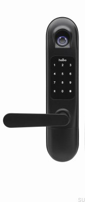 Tribe 2 Schwarzes Standard-Elektronikschloss im skandinavischen Stil