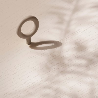 Key Metall-Möbelknopf Greige