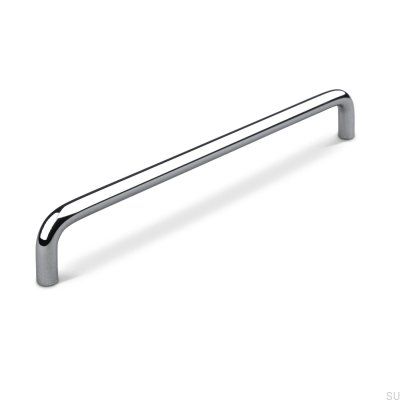 Längsmöbelgriff Barga 224, poliertes Chrom