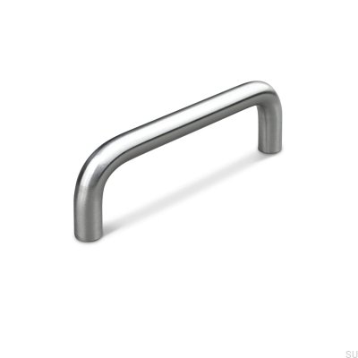 Längsmöbelgriff Barga 96, gebürstetes Silber