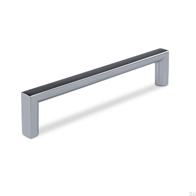 Calabro 128 länglicher Möbelgriff, poliertes Chrom