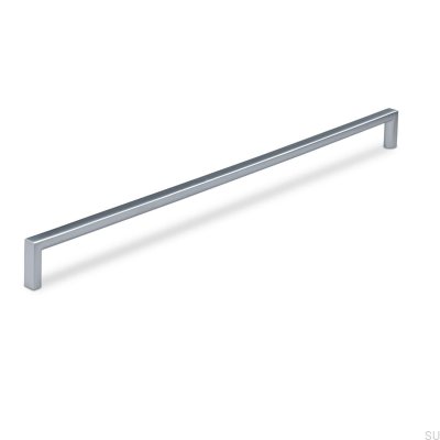 Länglicher Möbelgriff Calabro 320 Silber