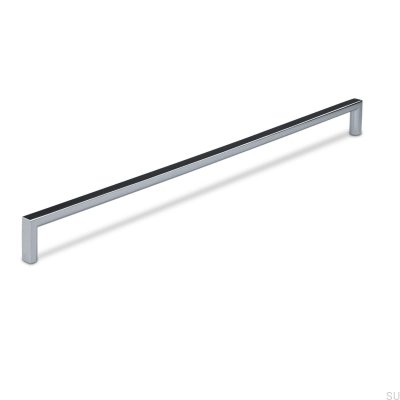Calabro 320 länglicher Möbelgriff, poliertes Chrom