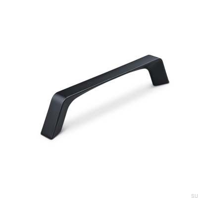 Cori 128 länglicher Möbelgriff, Metall, mattschwarz