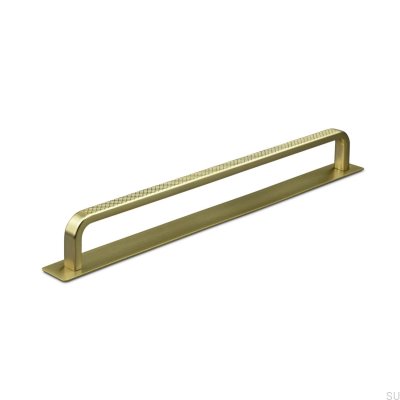 Längsmöbelgriff mit Unterlegscheibe Gardone 224 gebürstetes Gold