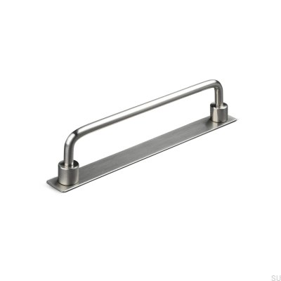 Längsmöbelgriff Limone 160, gebürstetes Silber