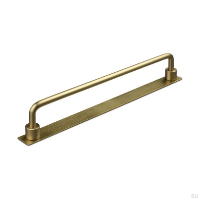 Limone 224 länglicher Möbelgriff, gebürstetes Gold