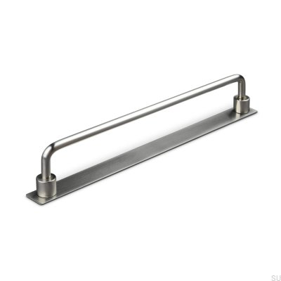 Limone 224 länglicher Möbelgriff aus gebürstetem Silber