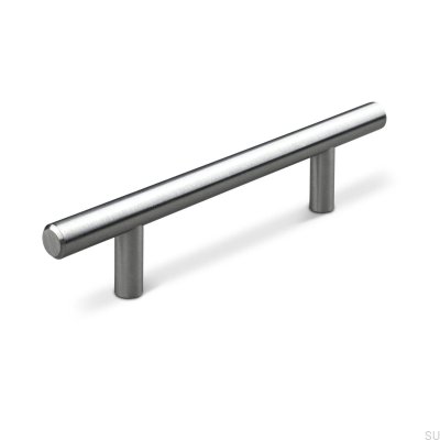 Parma 96 Silber gebürsteter, länglicher Möbelgriff