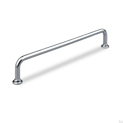 Venosa 192 silberner länglicher Möbelgriff