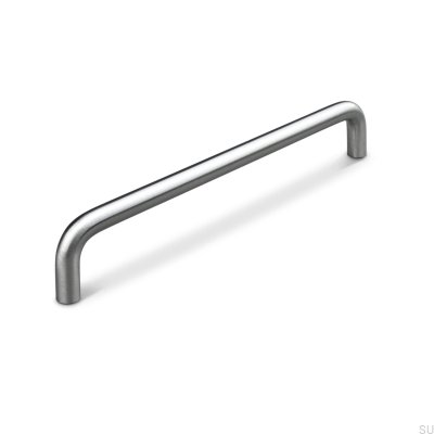 Längsmöbelgriff Barga 192, gebürstetes Silber