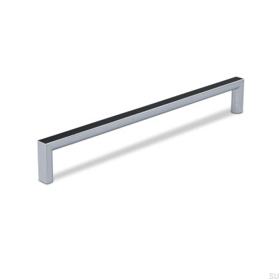 Calabro 192 länglicher Möbelgriff, poliertes Chrom
