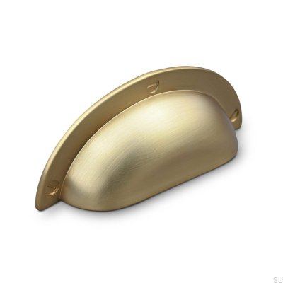 Conti 64 Möbelgriff aus gebürsteter Goldschale