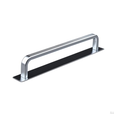 Länglicher Möbelgriff mit Unterlegscheibe Gardone 160 Silber