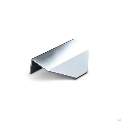 Kantenmöbelgriff Modena 60 Silber