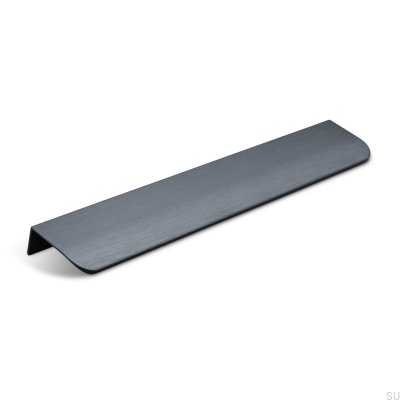 Poppi 232 Kantenmöbelgriff, Metall, mattschwarz