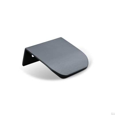 Poppi 40 Edge Möbelgriff, Metall, mattschwarz