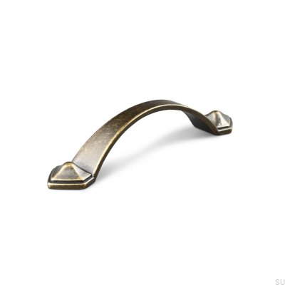 Saint Tropez 96 länglicher Möbelgriff, oxidiertes Metall