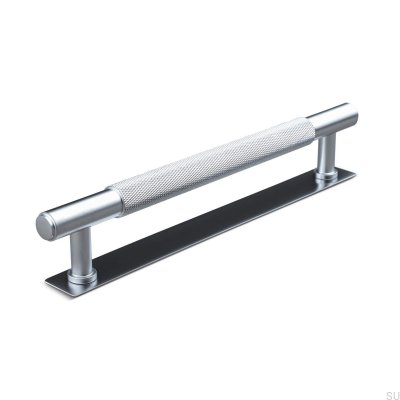 Salo 160 silberner länglicher Möbelgriff