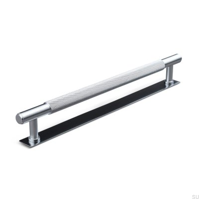 Salo 224 silberner länglicher Möbelgriff