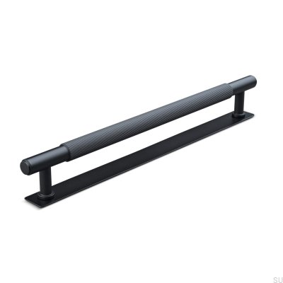 Salo Stripe 224 länglicher Möbelgriff, Metall, mattschwarz